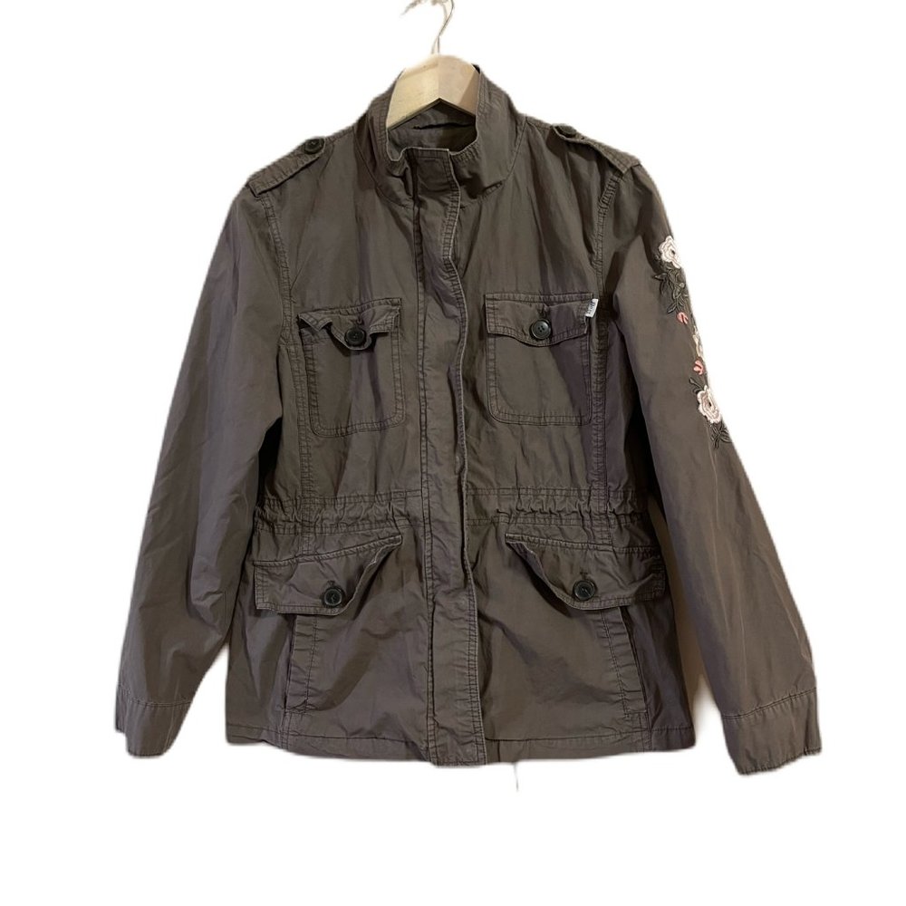 G.H. Bass & Co. Women’s Floral Cargo Jacket